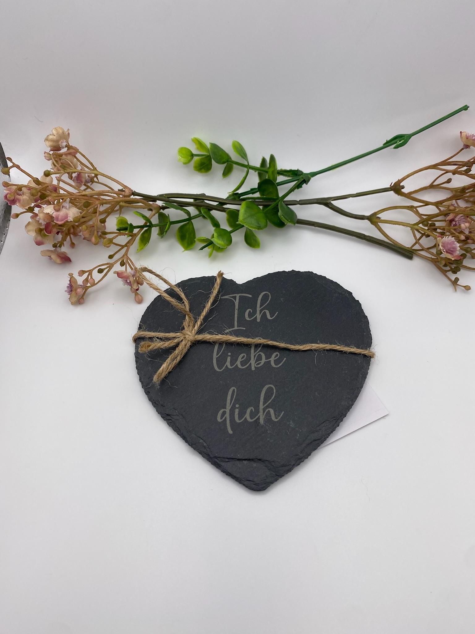 Schieferherz Trauer *Liebe* 